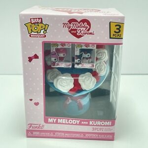 Sanrio My Melody & Kuromi Funko Bitty Pop!‎ Bouquet Valentine Edition Set New